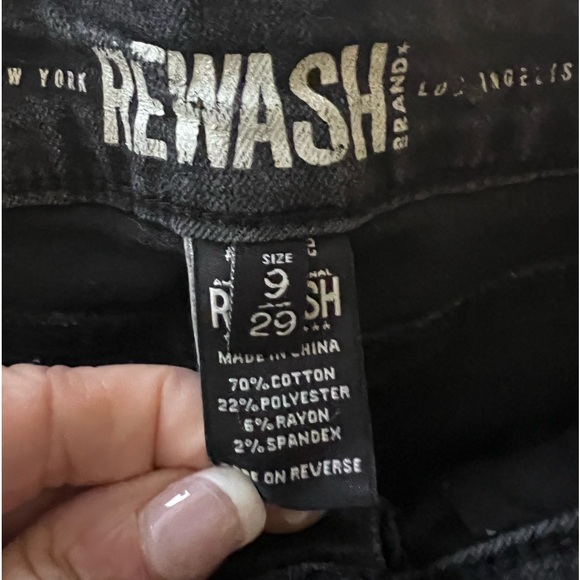 Rewash black size 9 stretch - Picture 4 of 5
